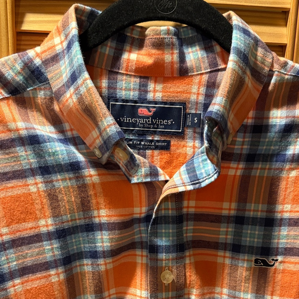 Vineyard Vines Light Flannel Button-Down Shirt